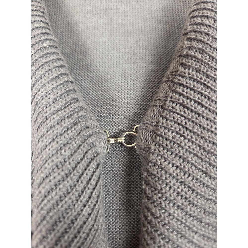 DressBarn Gray Sleeveless Cardigan - Picture 8 of 8